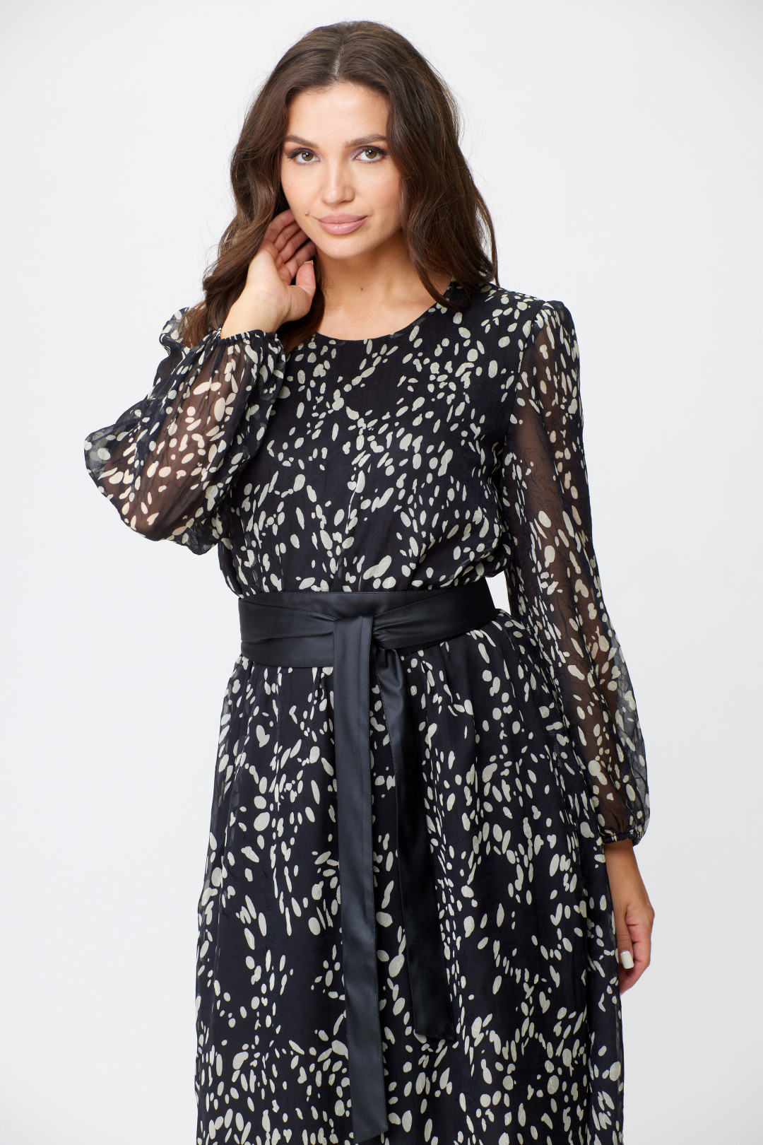 Платье Abbi style 1023 графит